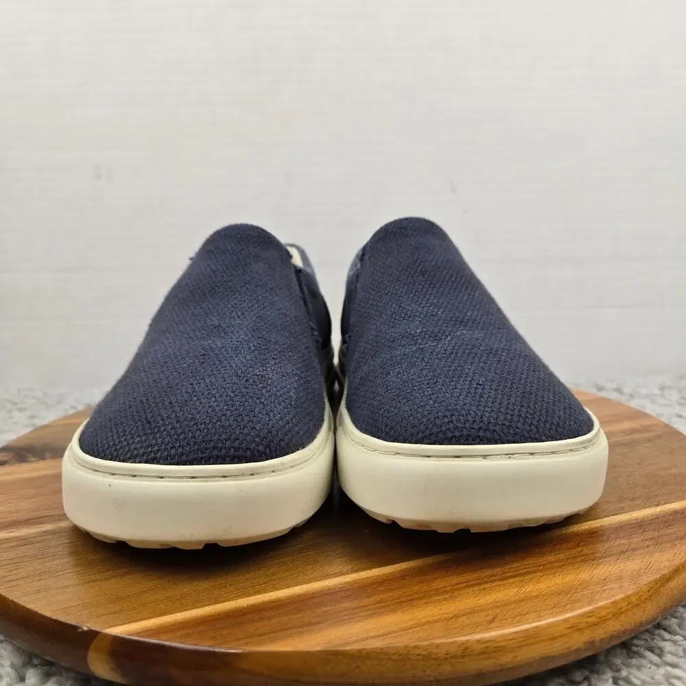 Birkenstock Womens 42 Oswego Midnight Blue Canvas Suede Slip On Daily Sneaker